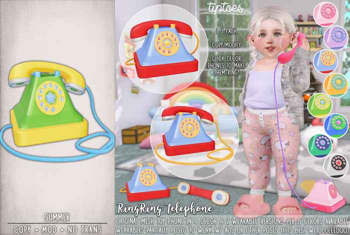 . tiptoes - RingRing Telephone - Summer