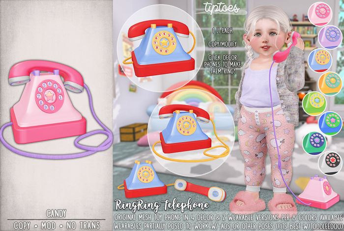 . tiptoes - RingRing Telephone - Candy