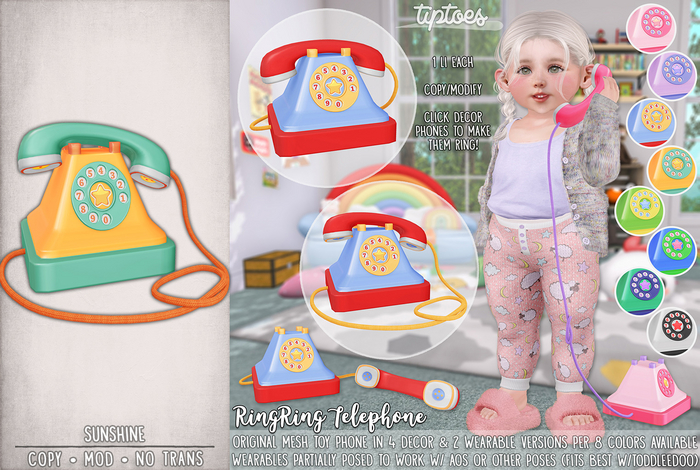 . tiptoes - RingRing Telephone - Sunshine
