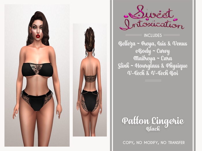 ::Sweet Intoxication:: Patton Lingerie - Black