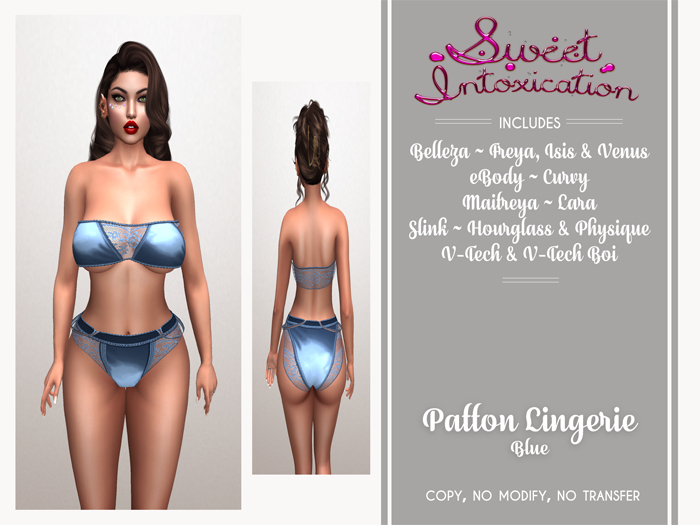 ::Sweet Intoxication:: Patton Lingerie - Blue
