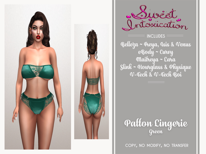 ::Sweet Intoxication:: Patton Lingerie - Green