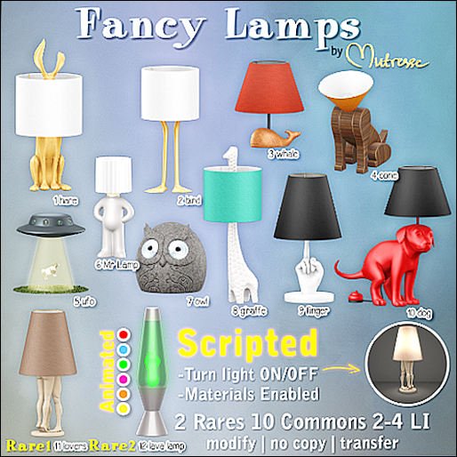 11-Mutresse-Lovers-Fancy Lamps RARE