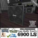RockTone Marshall x4 Amp – Full Perm Guitar Speaker Mesh