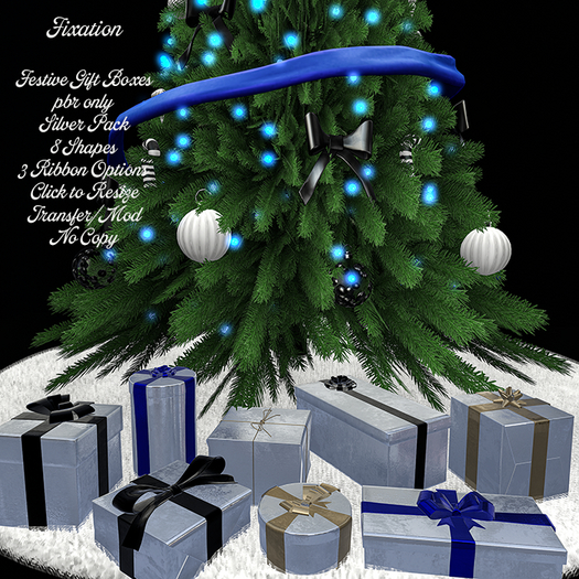 Fixation - Festive Gift Boxes Silver Pack Transfer REZZ ME