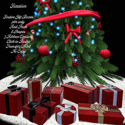 Fixation - Festive Gift Boxes Red Pack Transfer REZZ ME