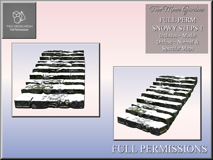Full Perm Snowy Steps