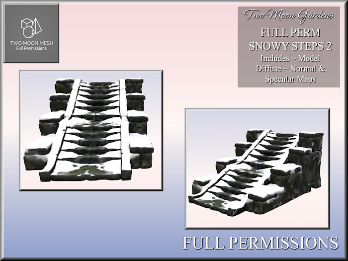 Full Perm Snowy Steps