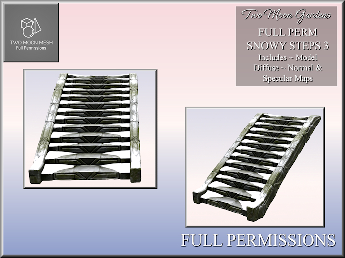 Full Perm Snowy Steps
