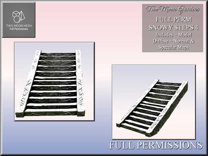 Full Perm Snowy Steps