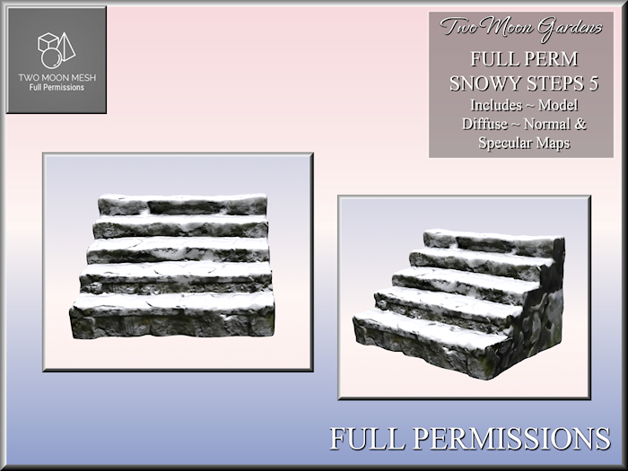 Full Perm Snowy Steps