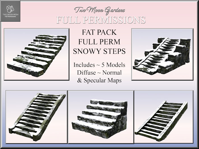 Full Perm Snowy Steps Fat Pack