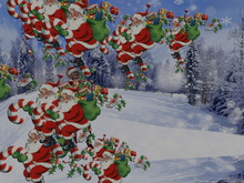 Santa on Christmas stick with sound