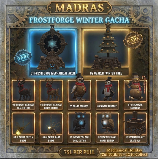 MADRAS - 02 Gearlit Winter Tree RARE