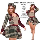 WOMAN'S WINTER PLAID OUTFIT -LEGACY