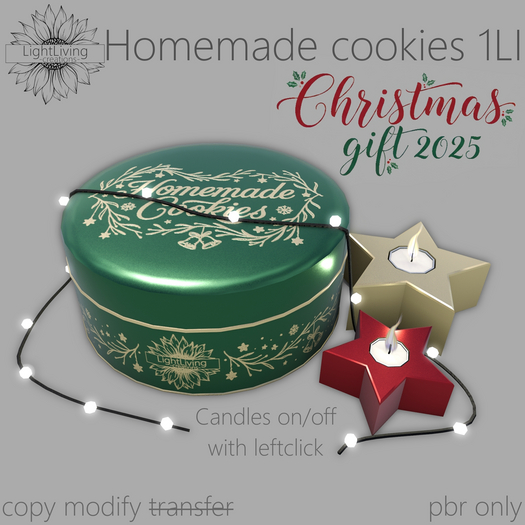 ~LLc~ Homemade Cookies CHRISTMAS 2025 1L$ GIFT