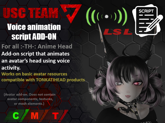 [USC] TH Anime head Voice Animator script