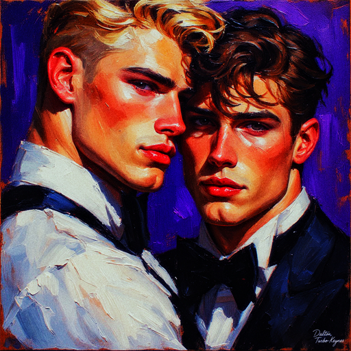 COUPLE TUX CANVAS6
