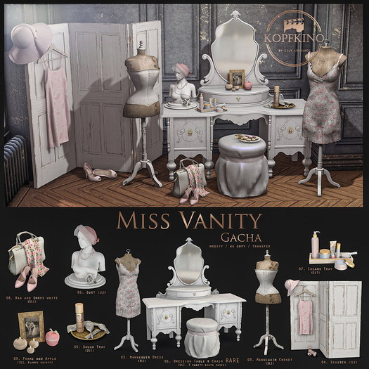 KOPFKINO - Miss Vanity - Complete Set