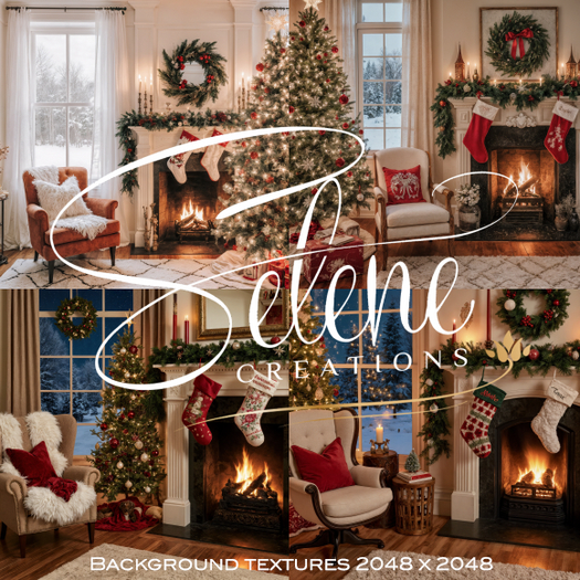 [Selene Creations] Background #65 Fireplace -2K