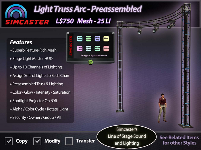 Light Truss Arc Preassembled