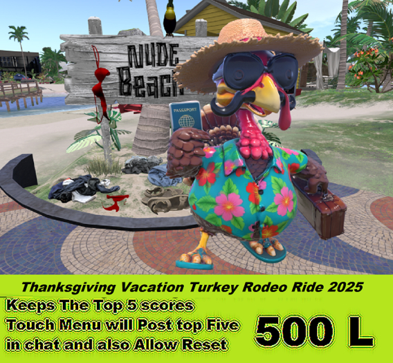 Thanksgiving Vacation Turkey Rodeo Ride 2025