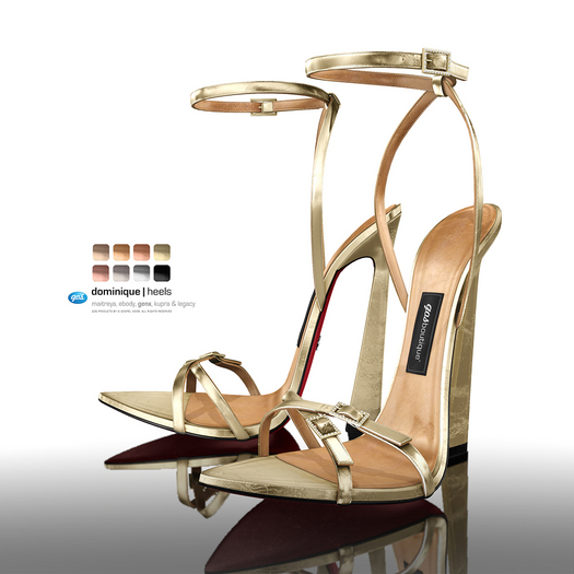 [Gos] Dominique Heels - Metallic Collection