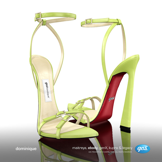 [Gos] Dominique Heels - Grape