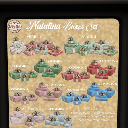 -Legna - Natalina Boxes Set  FULL SET