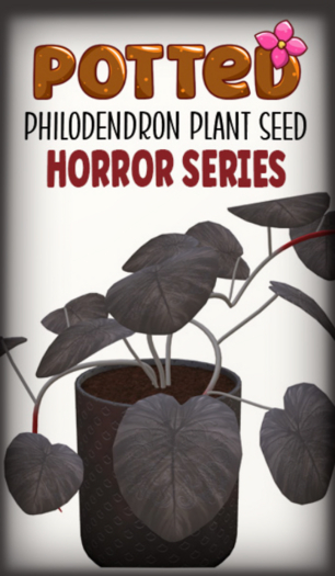 Potted: Philodendron Seed: Horror Series