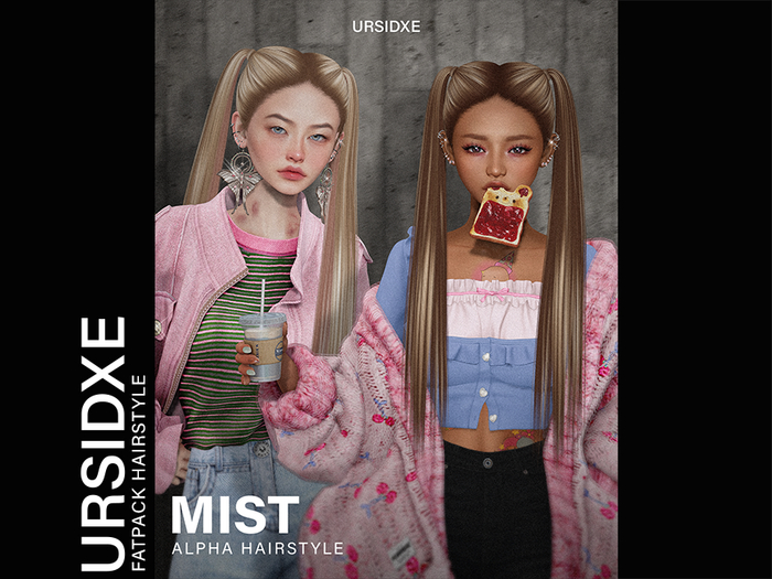 // URSIDXE - Mist Hairstyle Fatpack (UNPACK)