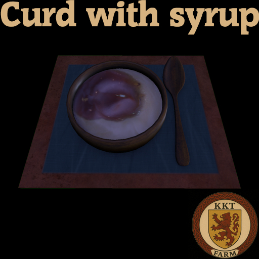 Curd with syrup [G&S]