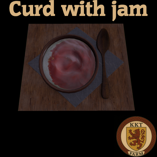 Curd with jam [G&S]