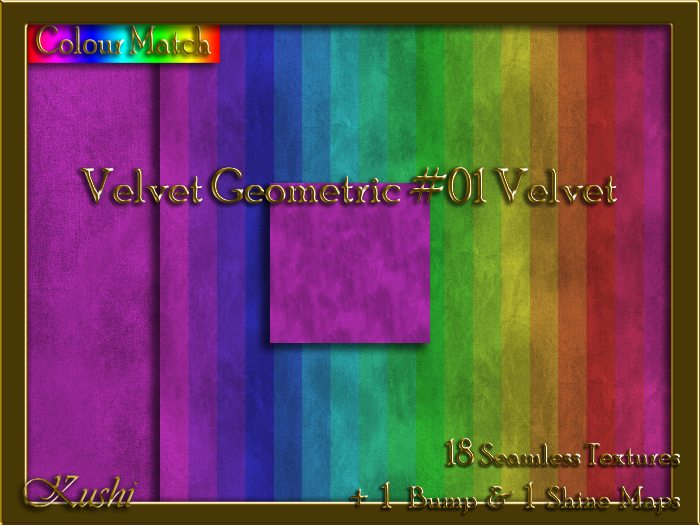 Velvet Geometric #01 VELVET Texture Pack