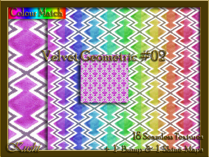 Velvet Geometric #02 Texture Pack