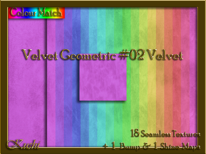 Velvet Geometric #02 VELVET Texture Pack