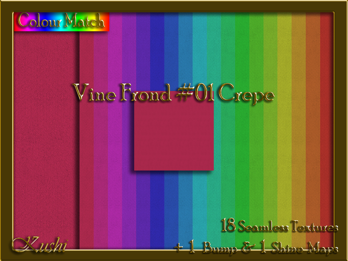 Vine Frond #01 CREPE Texture Bundle