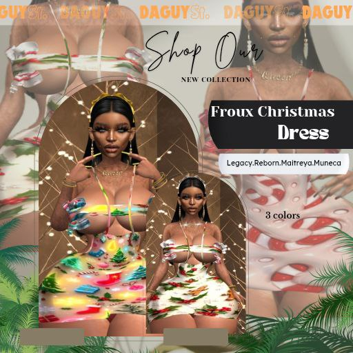 DGS* CHRISTMAS FROUX DRESS 