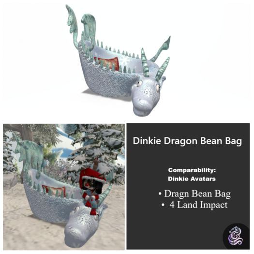 Dinkie Dragon Bean Bag 
