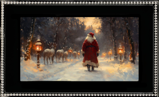 Tams - Wall Decor - Santa Journey
