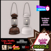 RustGlow Timber Lantern – Full Perm Rustic Light Mesh (1LI)