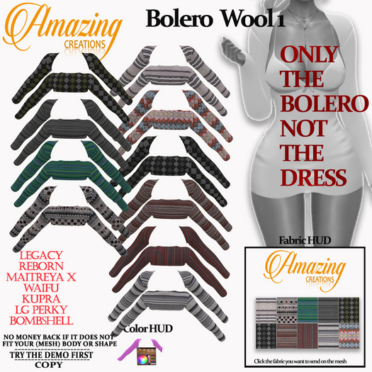 AmAzInG CrEaTiOnS Bolero Wool 1