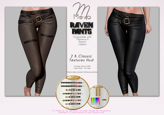 Meva Raven Pants