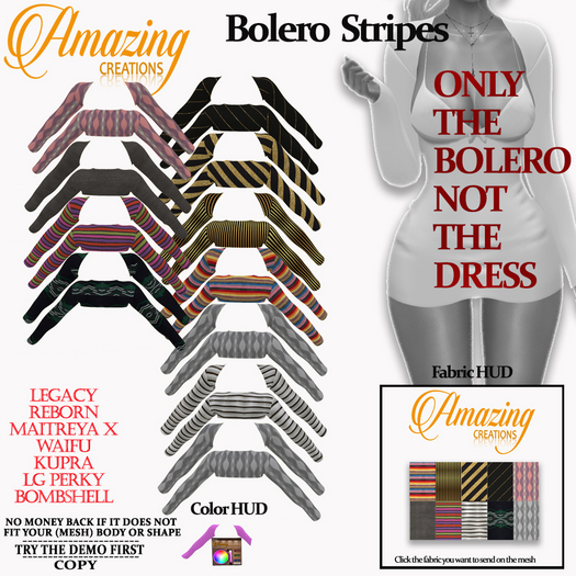 AmAzInG CrEaTiOnS Bolero Stripes