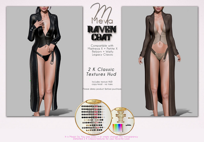 Meva Raven Coat