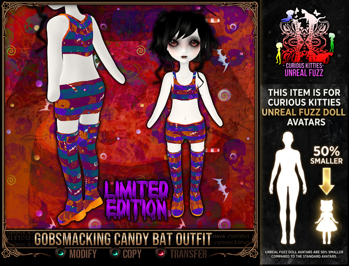 *C:K* Gobsmacking Candy Bat Outfit