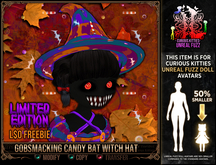 *C:K* Gobsmacking Candy Bat Witch Hat