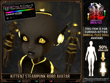 *C:K* Kittenz Steampunk Robo Avatar