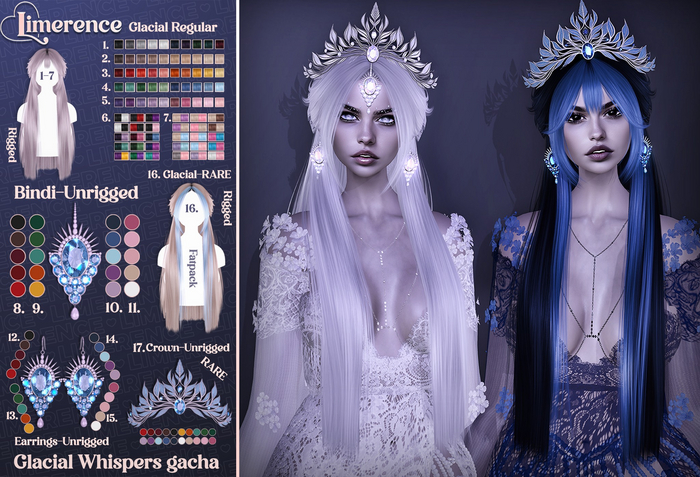 4.{Limerence} Glacier hair-SET4
