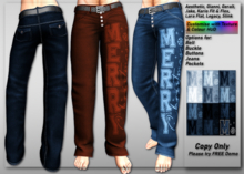 *DCDM* Joe Jeans: Merry Xmas Blue